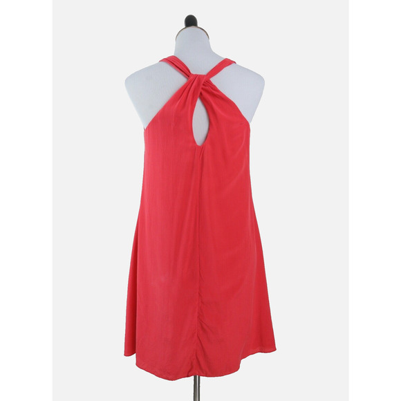 Cynthia Rowley Size 4 100% Silk A-Line Mini Dress Orange *as is* - Picture 5 of 10